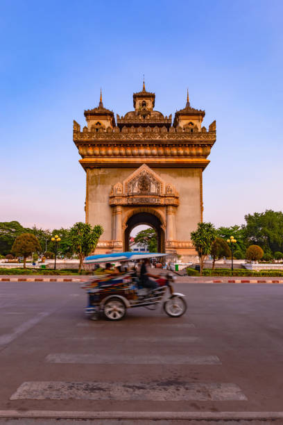 istock Patuxay Monument  in Vientiane, Laos 1145396415