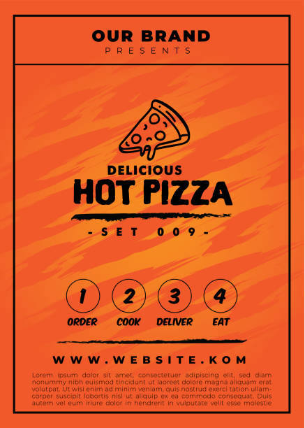 ilustrações, clipart, desenhos animados e ícones de molde quente do insecto da pizza do fogo para projetos do poster da promoção - outdoor fire