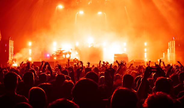 istock View Of Crowd At Illuminated Music Concert 1145406625