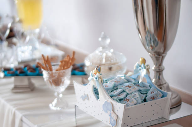 istock Beautiful baby shower table 1145407618