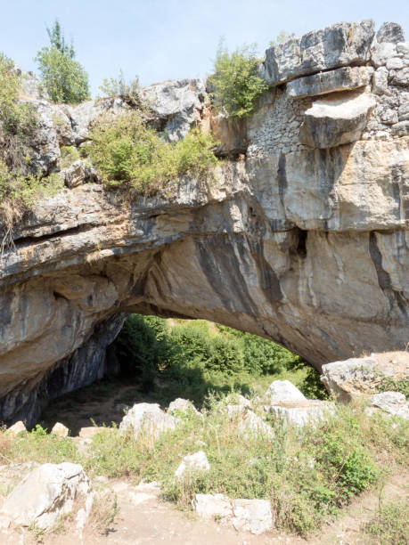 istock Ponoare natural bridge, Romania 1145410491