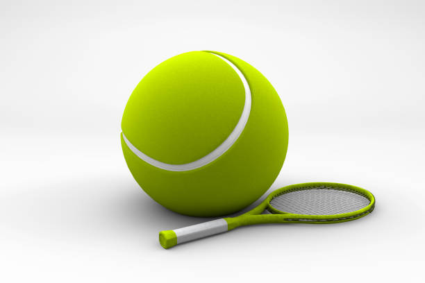 istock Comic Tennis Equipments 1145412477