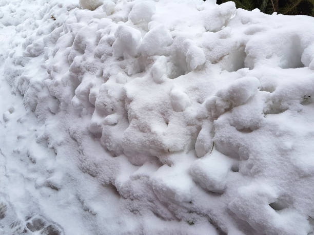 istock Beautiful gradient background banner for text - texture of uneven snow 1145413380