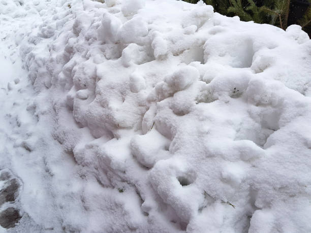 istock Beautiful gradient background banner for text - texture of uneven snow 1145413400