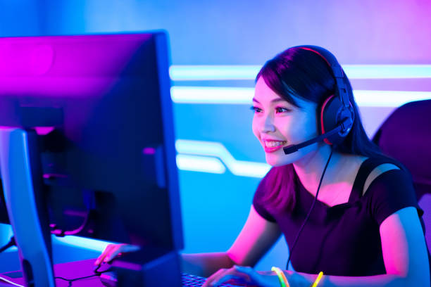 istock cybersport gamer have live stream 1145413673