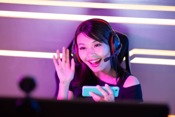 istock cybersport gamer have live stream 1145414254