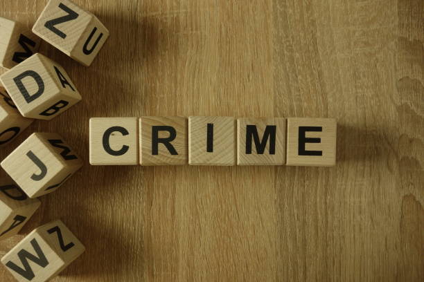 istock Crime word from wooden blocks 1145415711