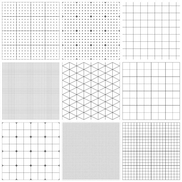 원활한 그래프 용지 - seamless pattern backgrounds paper stock illustrations