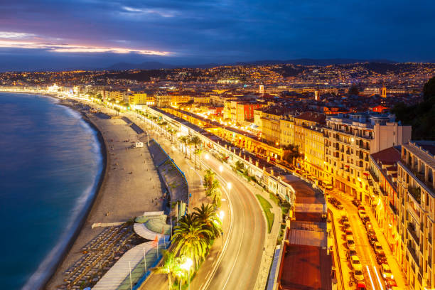 istock Nice aerial panoramic view, France 1145419119