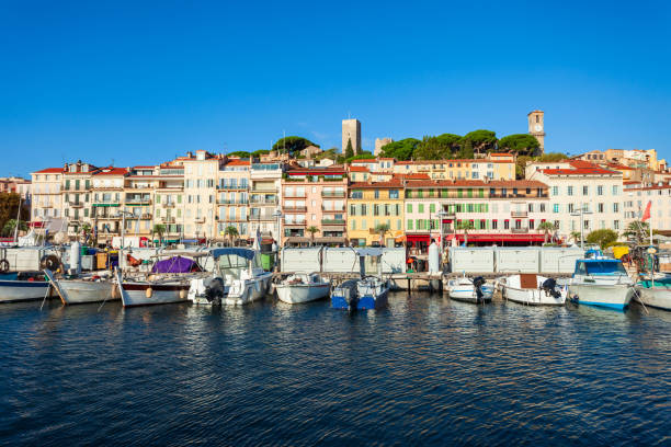 istock Cannes aerial panoramic view, France 1145419148