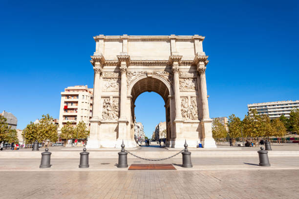 istock Porte Royale triumphal arch, Marseille 1145419161