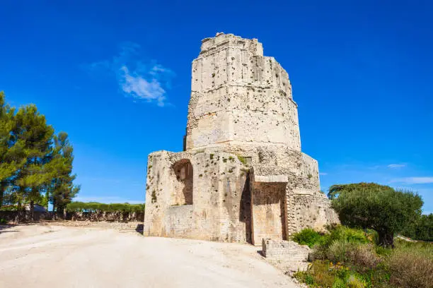 La tour Magne Tower is a roman monument located in Nimes city in southern France
