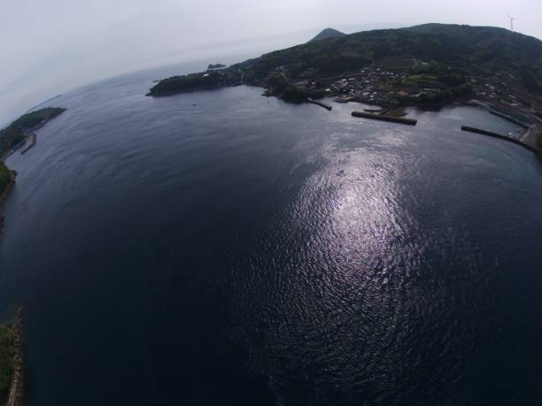 istock Japan Kagoshima Seto Bridge drone 1145420228