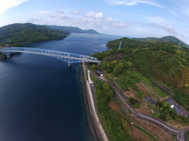 istock Japan Kagoshima Seto Bridge drone 1145420291