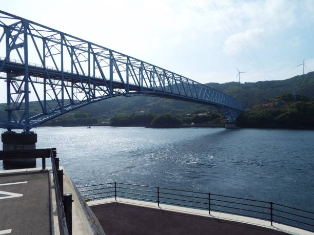 istock Japan Kagoshima Seto Bridge drone 1145420369