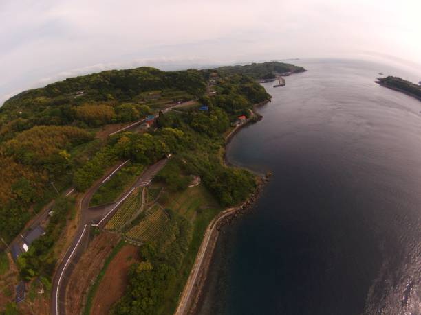 istock Japan Kagoshima Seto Bridge drone 1145420398