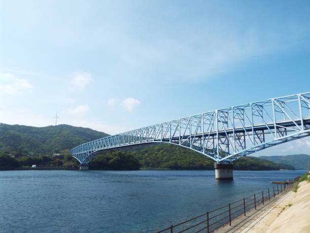 istock Japan Kagoshima Seto Bridge drone 1145420460