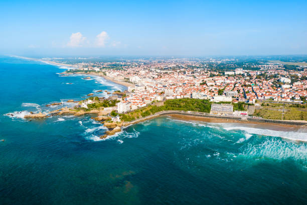 istock Biarritz aerial panoramic view, France 1145421435