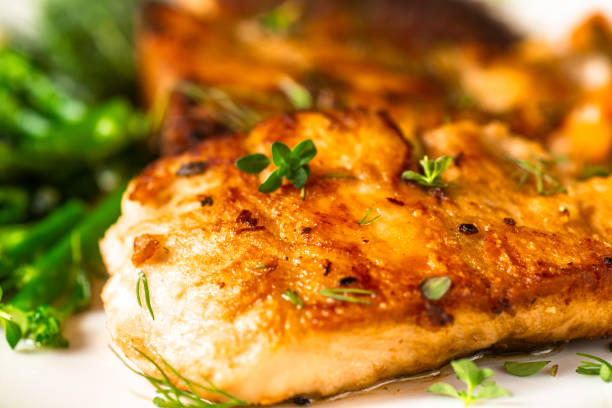 istock Detail of roasted carp. 1145422365