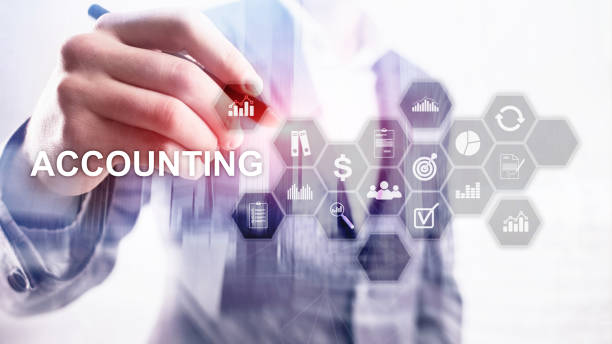 istock Accounting, Business and finance concept on virtual screen. 1145423886