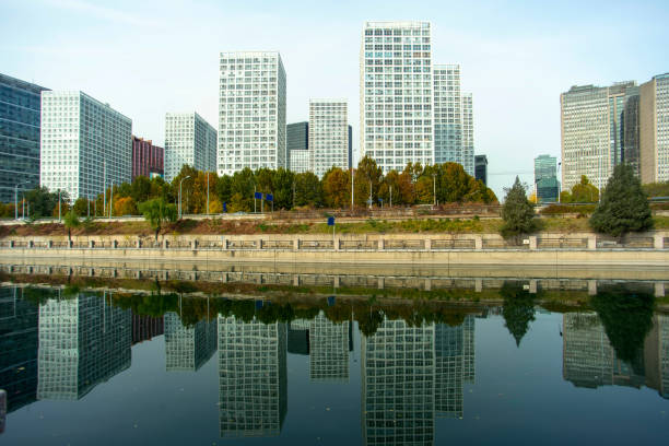 Beijing Guomao CBD skyline is the most ornamental building complex in Beijing, which can best represent the development of Beijing and even China