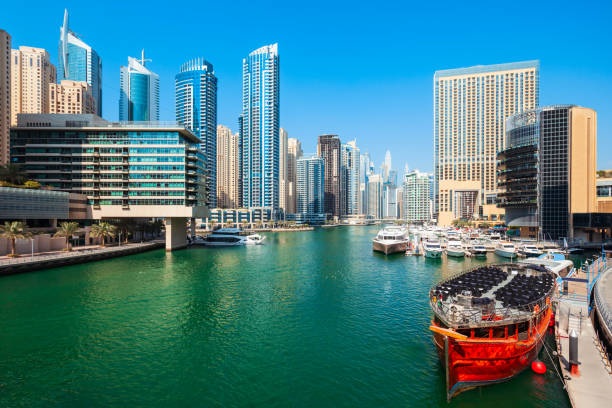 istock Dubai Marina district in Dubai, UAE 1145426441
