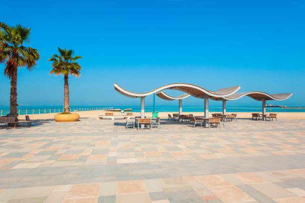 istock Kite public beach in Dubai, UAE 1145426471