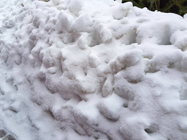 istock Beautiful gradient background banner for text - texture of uneven snow 1145427049