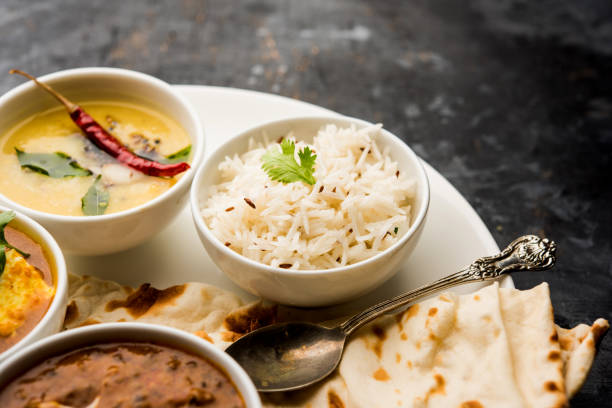 istock North Indian food platter or thali 1145428700