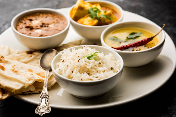 istock North Indian food platter or thali 1145428730