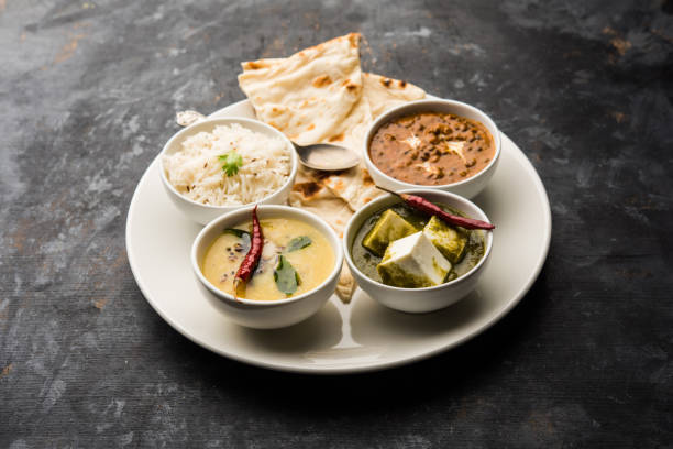 istock North Indian food platter or thali 1145428774