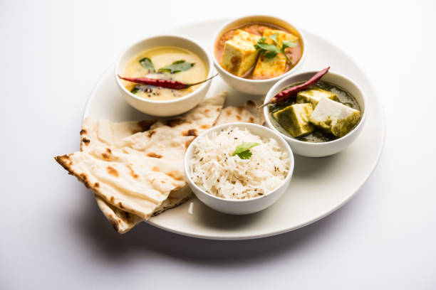 istock North Indian food platter or thali 1145428866