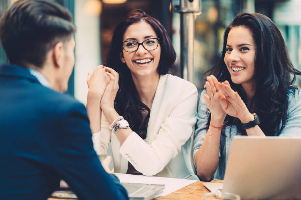 istock Friends meeting financial advisor for advice 1145431139