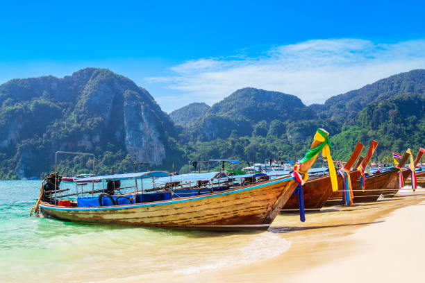 istock Clear water beach in Thailand 1145433249