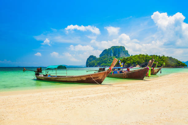 istock Clear water beach in Thailand 1145433255