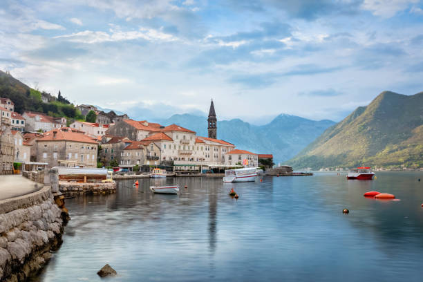 istock Perast town in the morning, Montenegro 1145436263