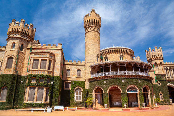 Bangalore Palace is a british style palace located in Bangalore city in Karnataka, India