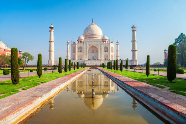 istock Taj Mahal marble mausoleum, Agra 1145437395