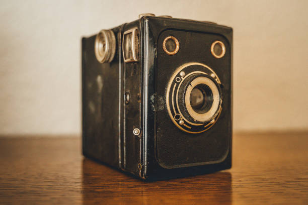 istock An old box camera from the late 40s, early 50s 1145438825