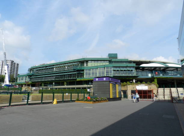 kuvapankkikuvat ja rojaltivapaat kuvat aiheesta koko englannin nurmikkotennis- ja krokettikerho mestaruuskisojen jälkeen. wimbledon, lontoo, yhdistynyt kuningaskunta. - international tennis federation