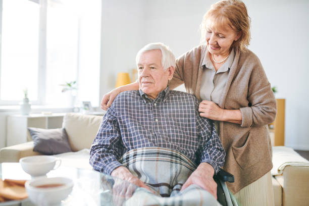 istock Taking care of husband 1145447710