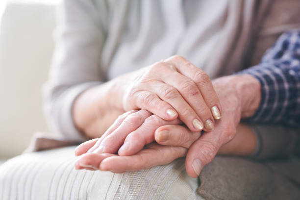 istock Hands of mature couple 1145447728