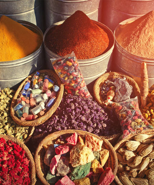 istock Various spices on the market in Marrakesh 1145454027
