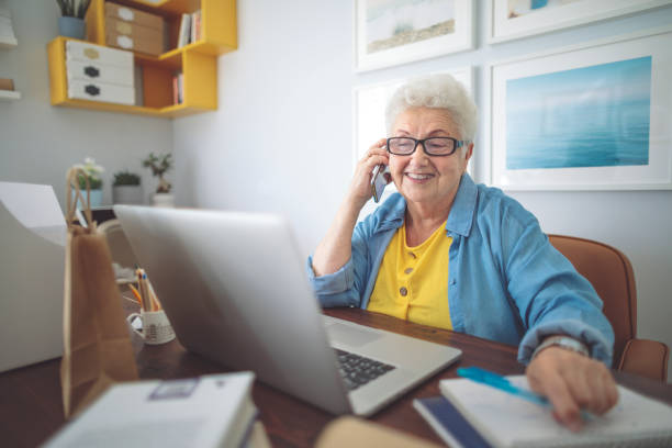 istock Senior woman at home 1145457114