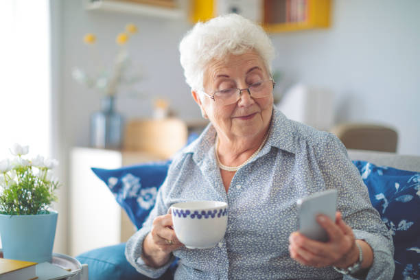 istock Senior woman at home 1145457162