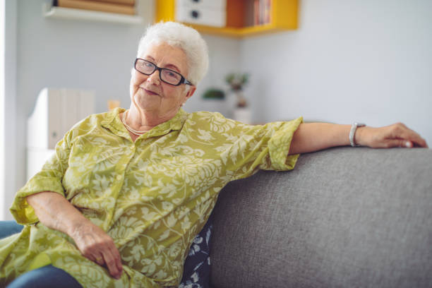 istock Senior woman at home 1145457208