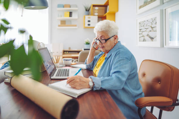 istock Senior woman at home 1145457577