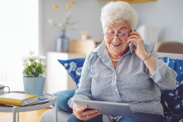 istock Senior woman at home 1145458335
