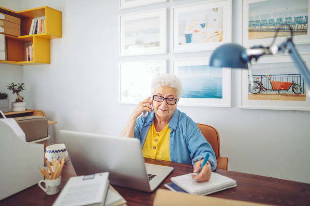 istock Senior woman at home 1145458380