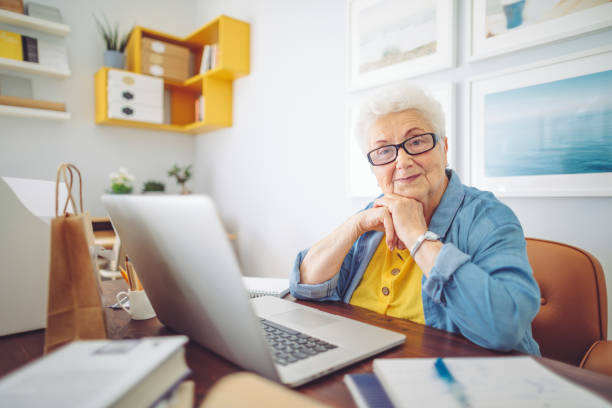 istock Senior woman at home 1145458574